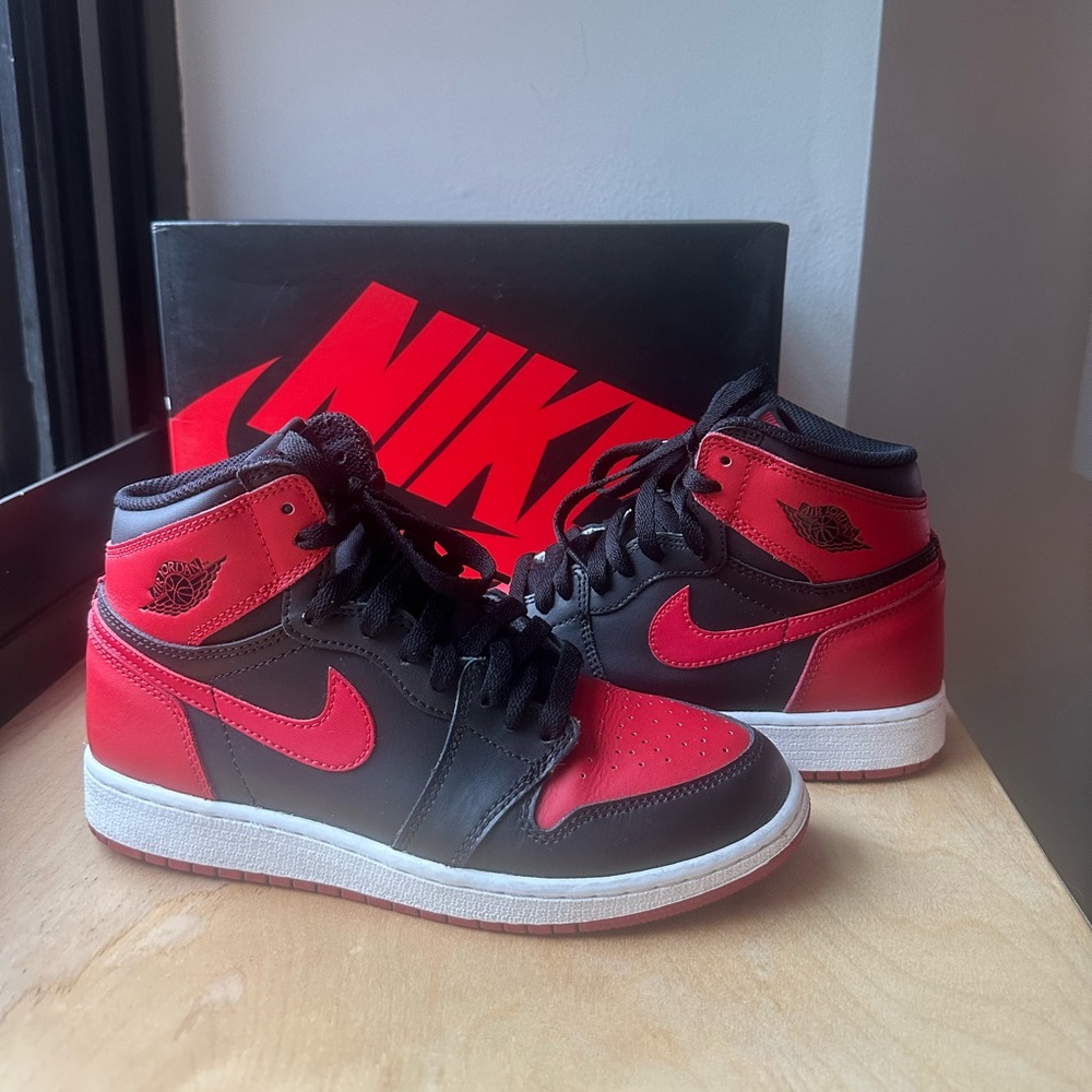 AIR JORDAN 1 RETRO OG “BRED” BLACK / RED 2016
